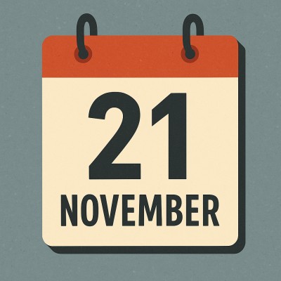 Historischer Kalender – 21. November